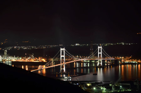 室蘭夜景（白鳥大橋）