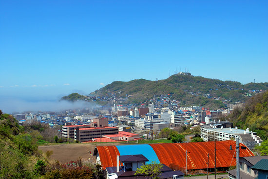 霧の流れる風景
