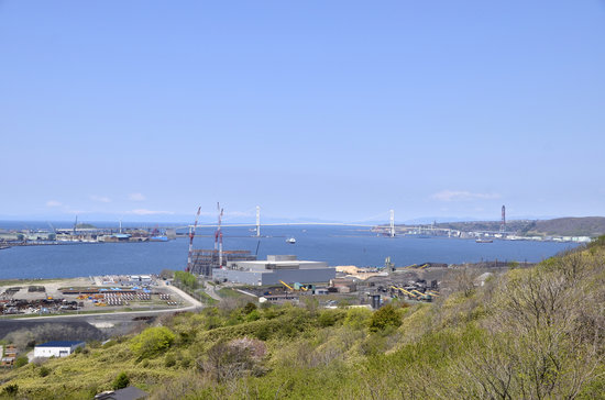 「番外編」大沢町の高台から白鳥大橋を望む
