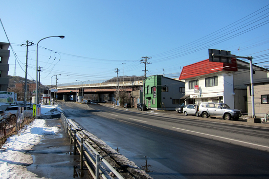 新富町の風景