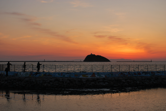 大黒島の夕焼け