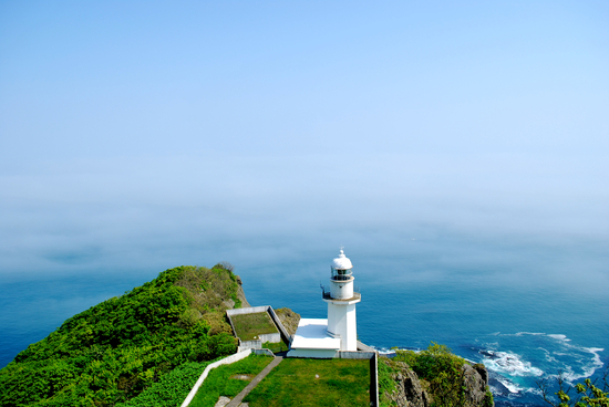 海霧の地球岬