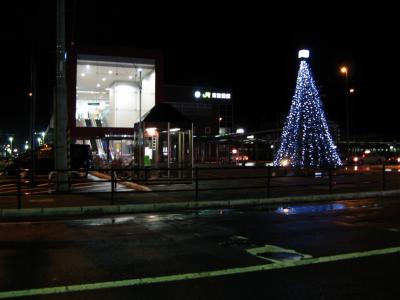 東口のイルミネーション