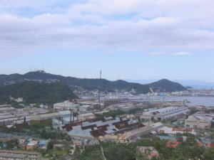 観光道路から見た風景