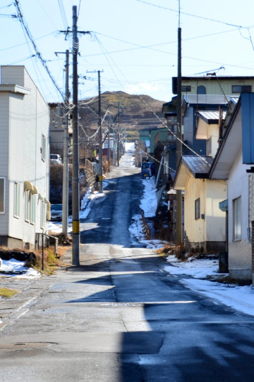 坂のある風景　（みゆき町）