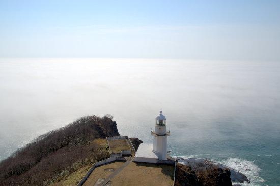 海霧の地球岬