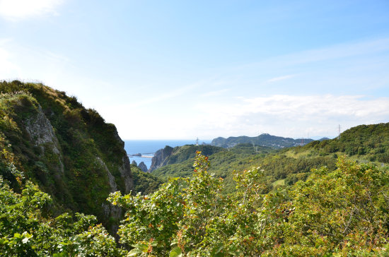 地球岬展望台から見た景色