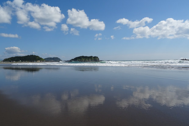 初秋のイタンキ浜