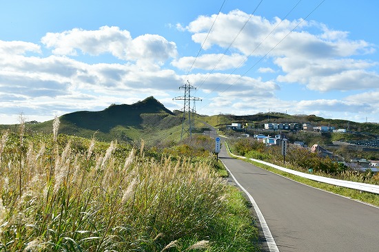 観光道路にて